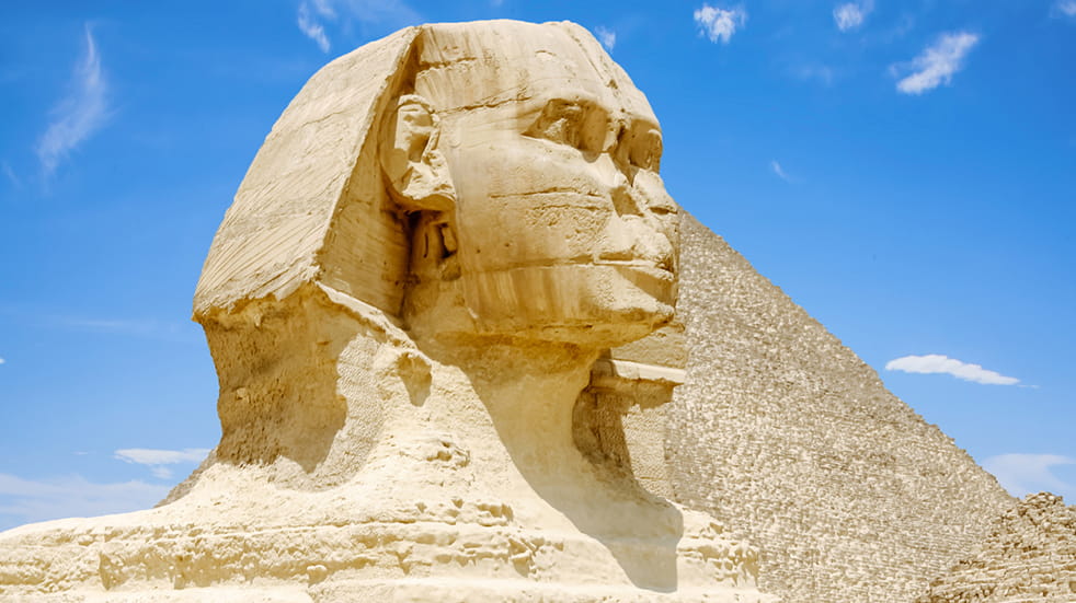 Expert guide to the Nile: Egyptian sphinx